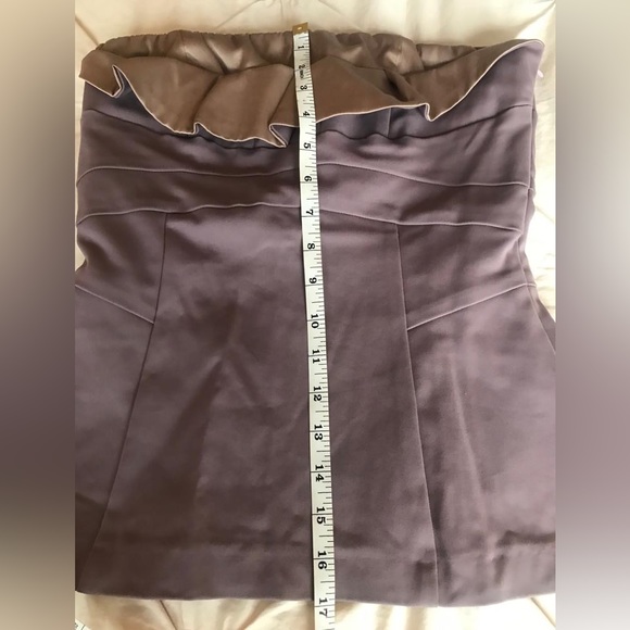 Compagnia Italiana strapless bustier/corset in lilac and beige color. NWT sz 4 - Picture 8 of 13